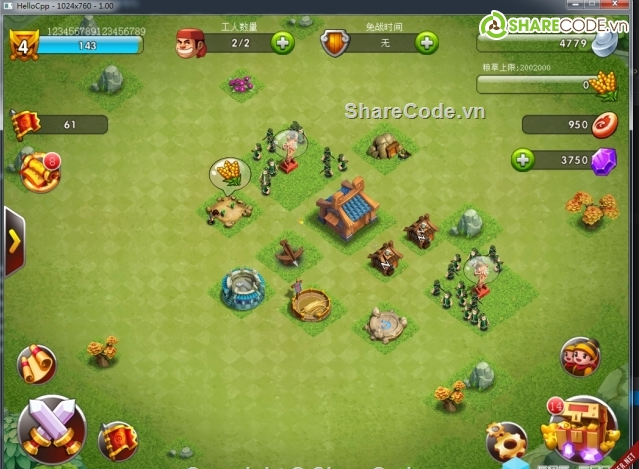 code IOS,source code clash of clan,Clash Of Clan,Game trái đất thứ hai